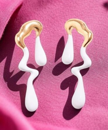 Abstract Drip Design Earrings