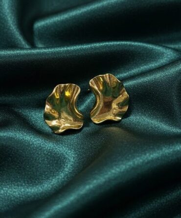 Golden Whisper Studs